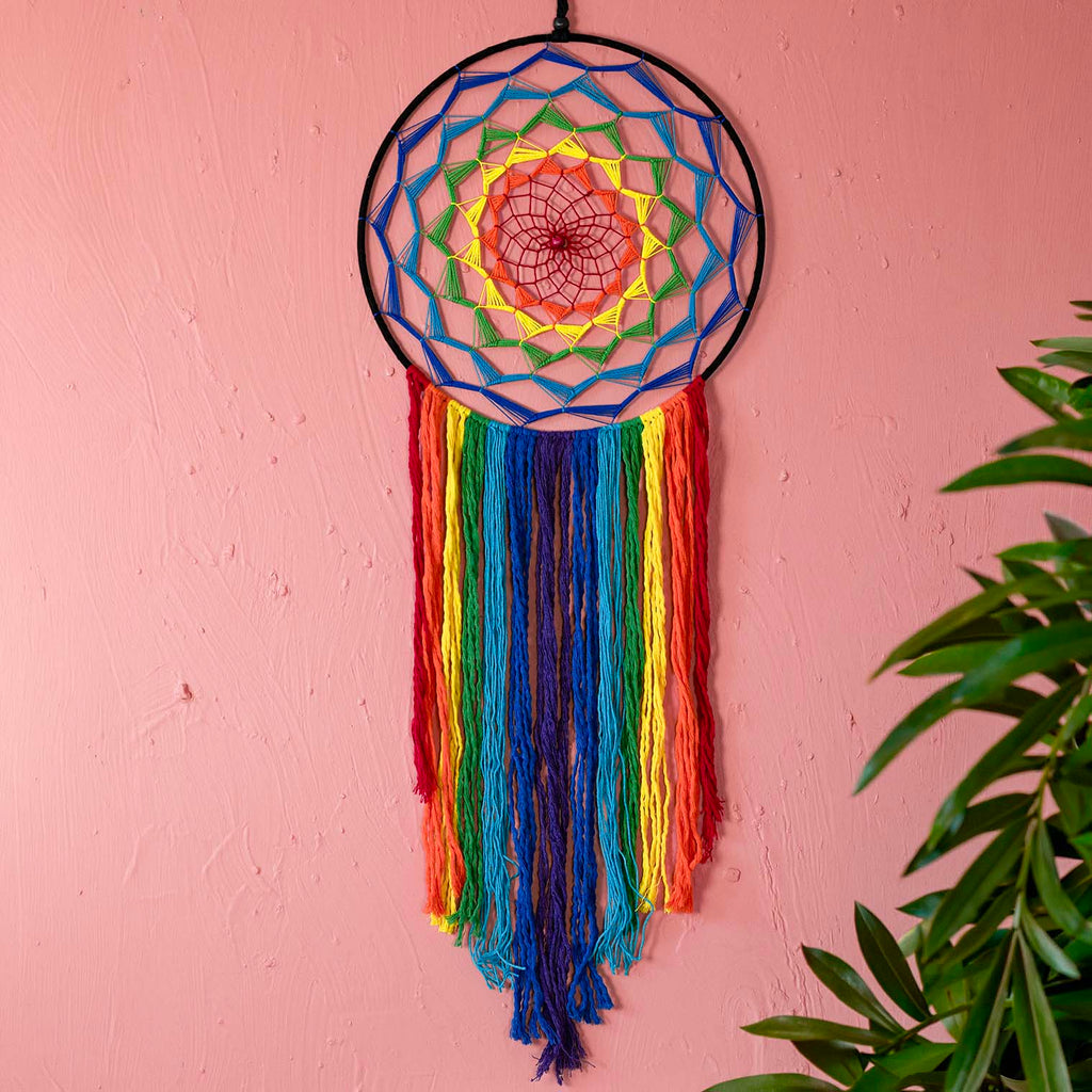Rainbow Mandala Dreamcatcher