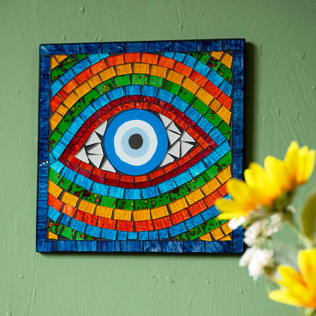 Rainbow Eye Mosaic-Siesta Crafts