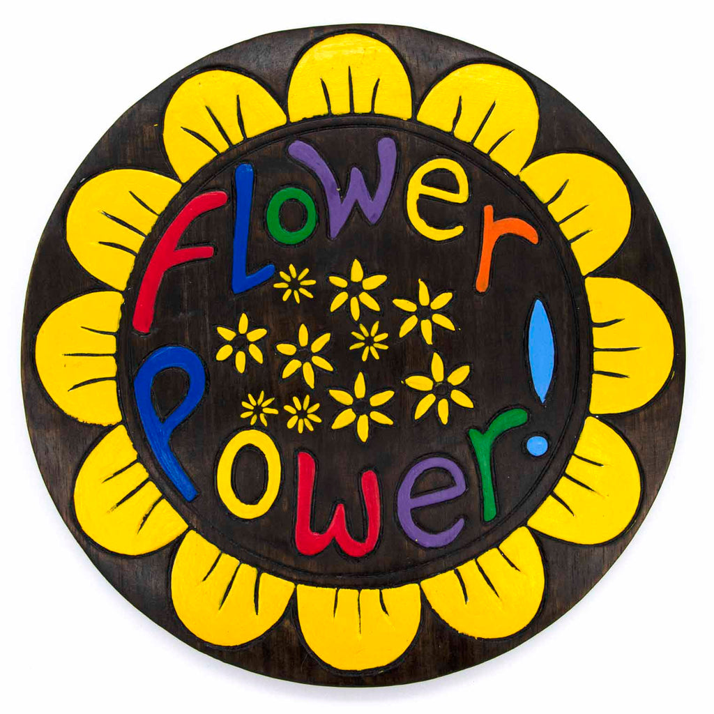 Flower Power Plaque-Siesta Crafts
