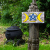 Triple Goddess Pentacle Plaque-Siesta Crafts