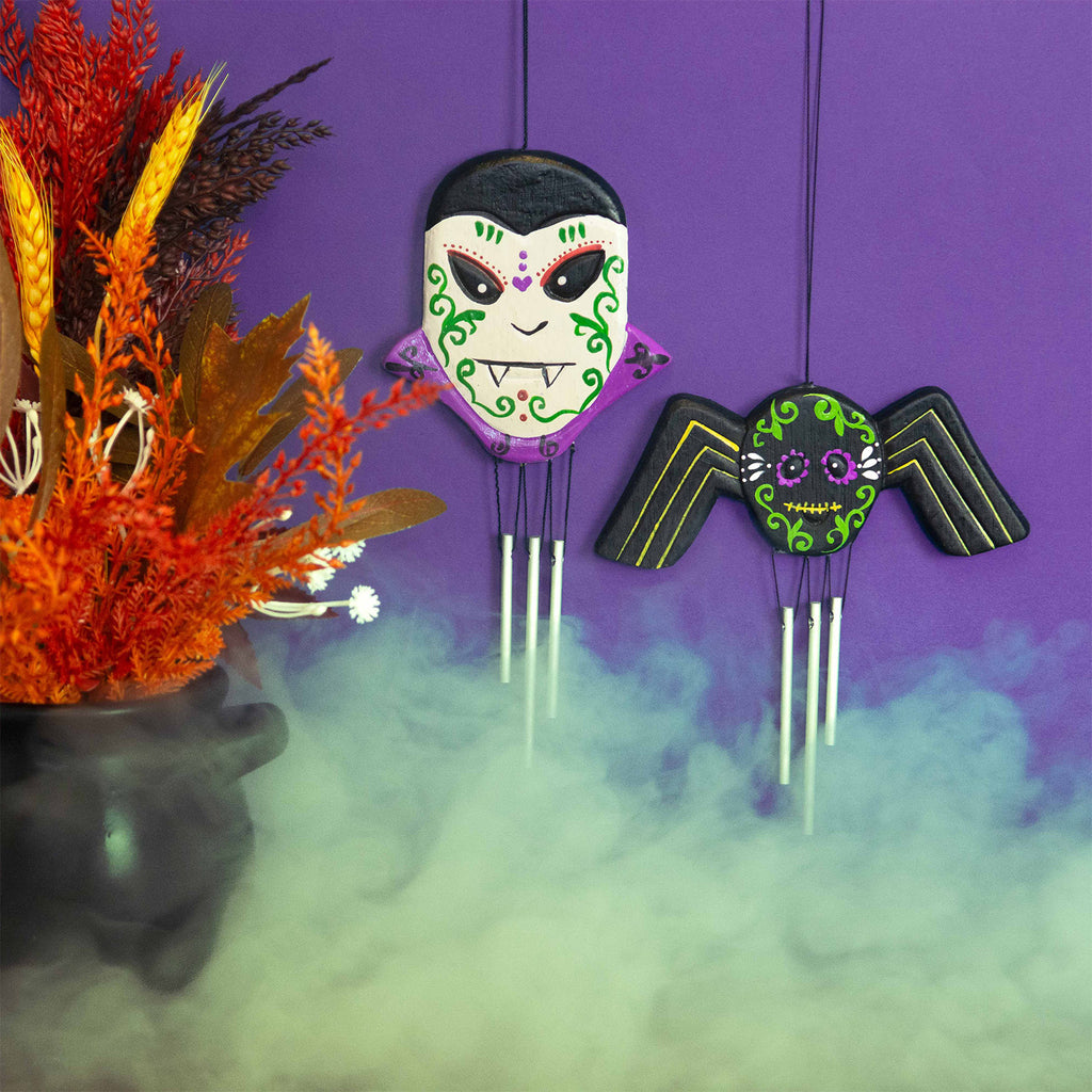 Spooky Spider Chimes-Siesta Crafts