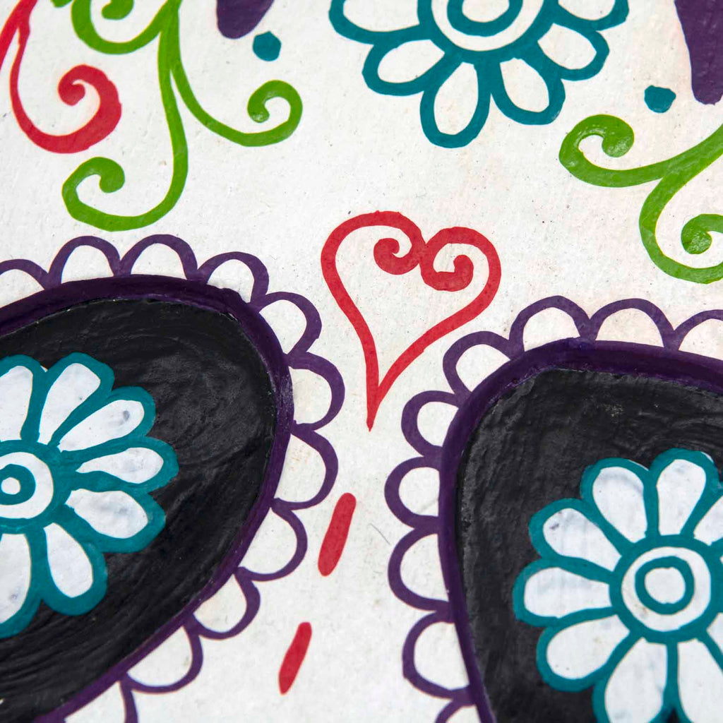 Candy Skull Plaque-Siesta Crafts