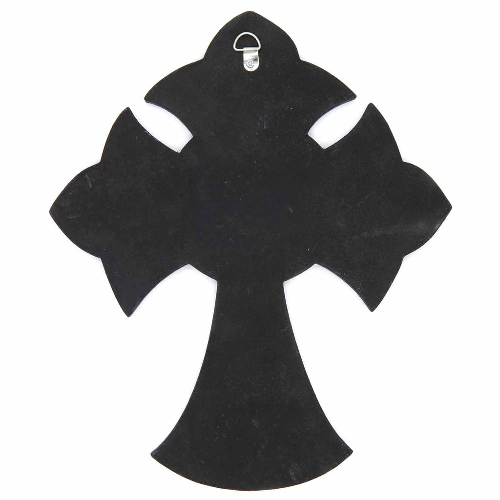 Painted Cross Plaque-Siesta Crafts
