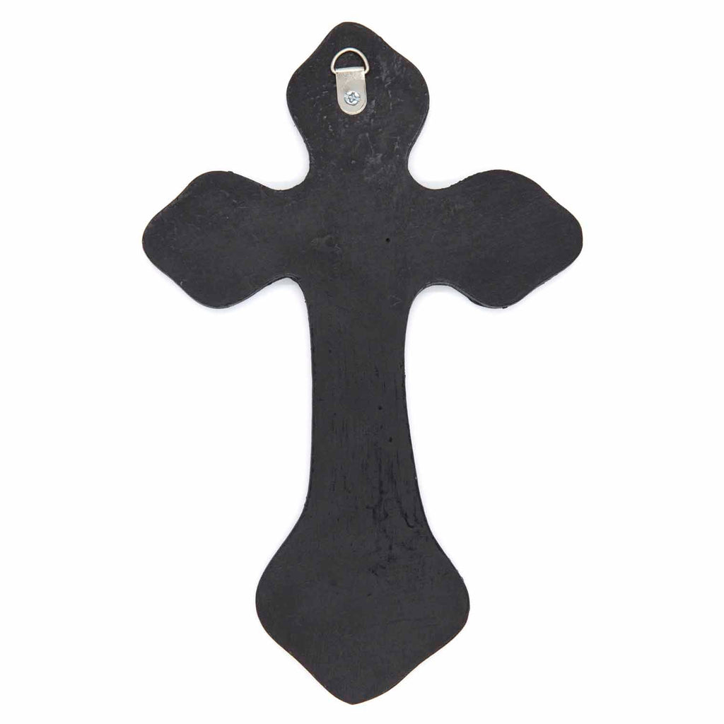 Small Mosaic Cross with Heart-Siesta Crafts