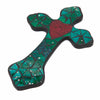 Small Mosaic Cross with Heart-Siesta Crafts