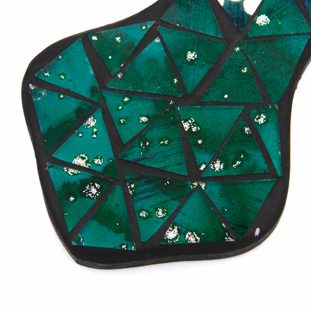 Small Mosaic Cross with Heart-Siesta Crafts