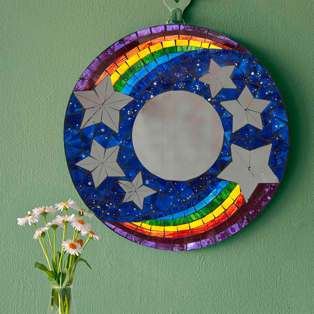 Small Rainbow and Stars Mirror