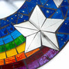 Small Rainbow and Stars Mirror-Siesta Crafts