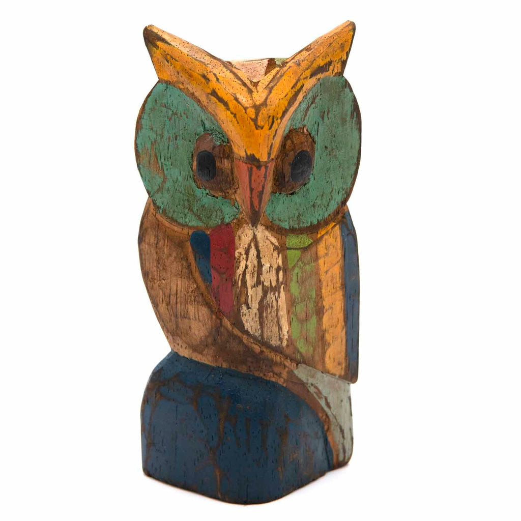 Rustic Owl on Branch-Siesta Crafts