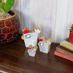 Set of Chickens-Siesta Crafts