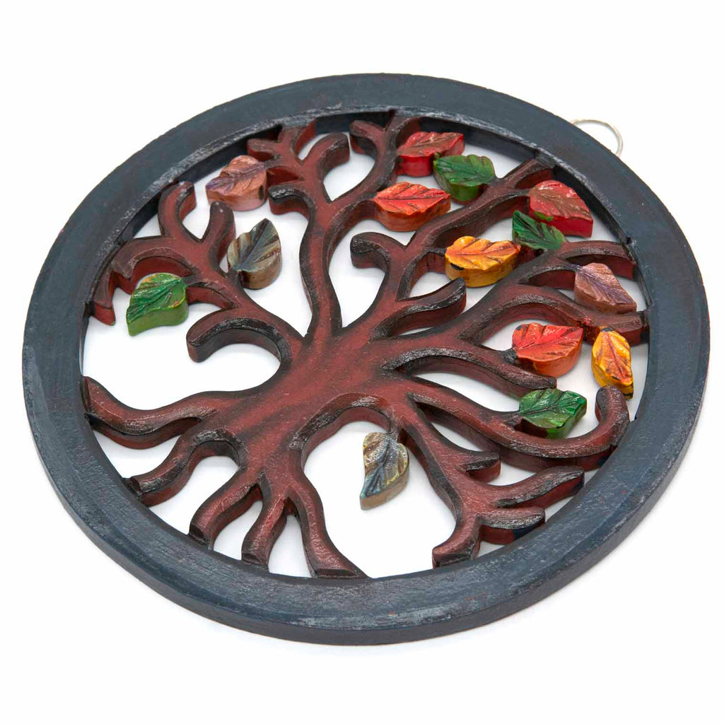 Autumn Leaves Plaque-Siesta Crafts