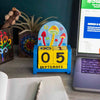 Mushroom Perpetual Calendar-Siesta Crafts