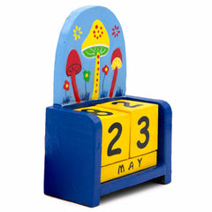 Mushroom Perpetual Calendar-Siesta Crafts