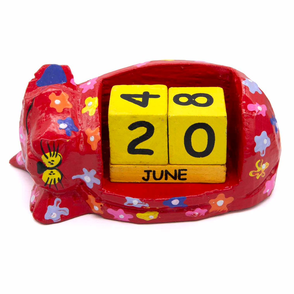 Sleeping Cat Perpetual Calendar-Siesta Crafts
