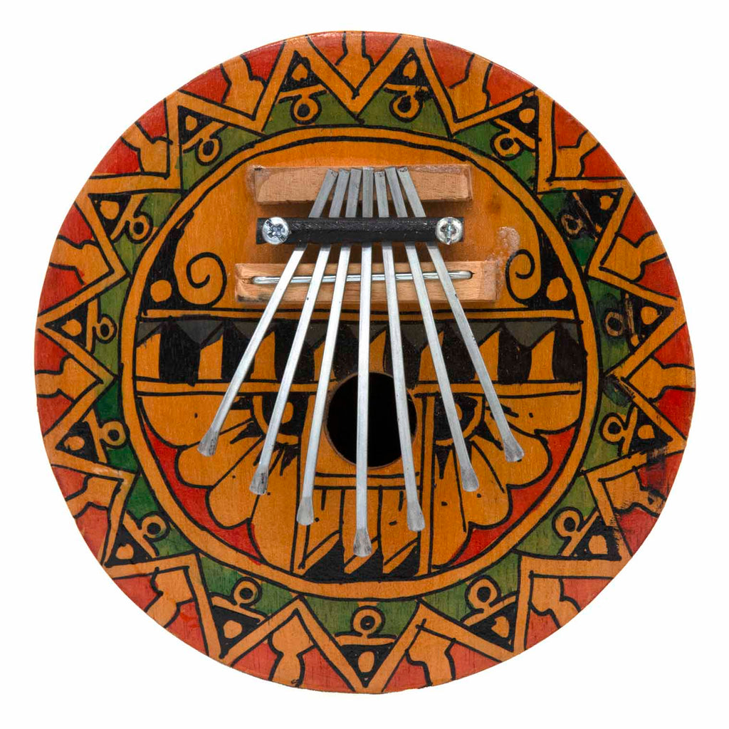 Painted Coconut Thumb Piano-Siesta Crafts