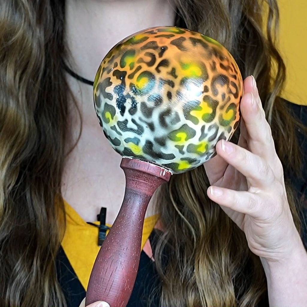 Leopard Painted Maraca