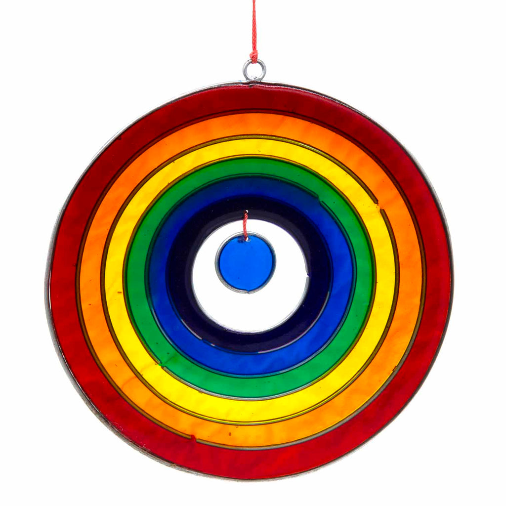 Round Rainbow Suncatcher-Siesta Crafts