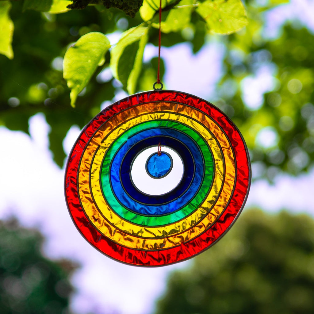 Round Rainbow Suncatcher-Siesta Crafts
