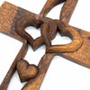Cross with Interlocking Hearts-Siesta Crafts