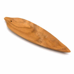 Wooden Leaf Incense Holder-Siesta Crafts