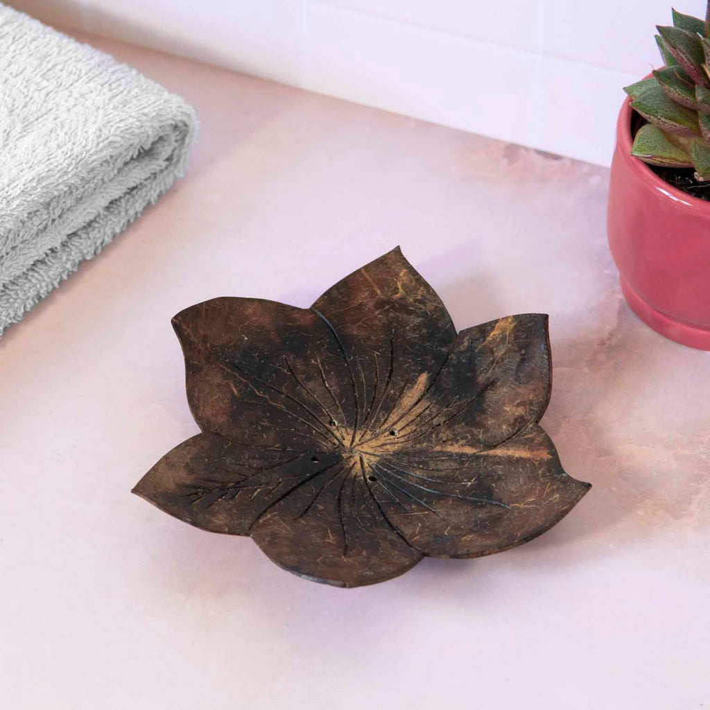 Lotus Coconut Soap Dish-Siesta Crafts