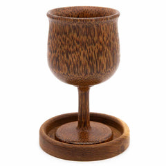 Coconut Wood Chalice and Paten-Siesta Crafts