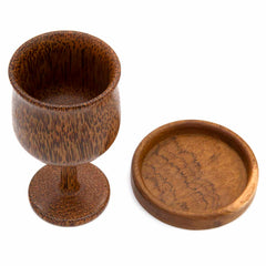 Coconut Wood Chalice and Paten-Siesta Crafts