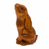 Moon Gazing Hare Woodcarving - Medium-Siesta Crafts