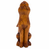 Moon Gazing Hare Woodcarving - Large-Siesta Crafts