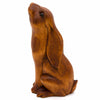 Moon Gazing Hare Woodcarving - Large-Siesta Crafts