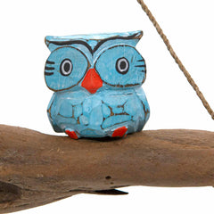 Set of Owls on Driftwood-Siesta Crafts