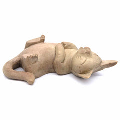 Playing Cat Woodcarving-Siesta Crafts