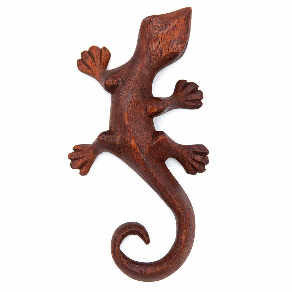 Gecko Woodcarving-Siesta Crafts