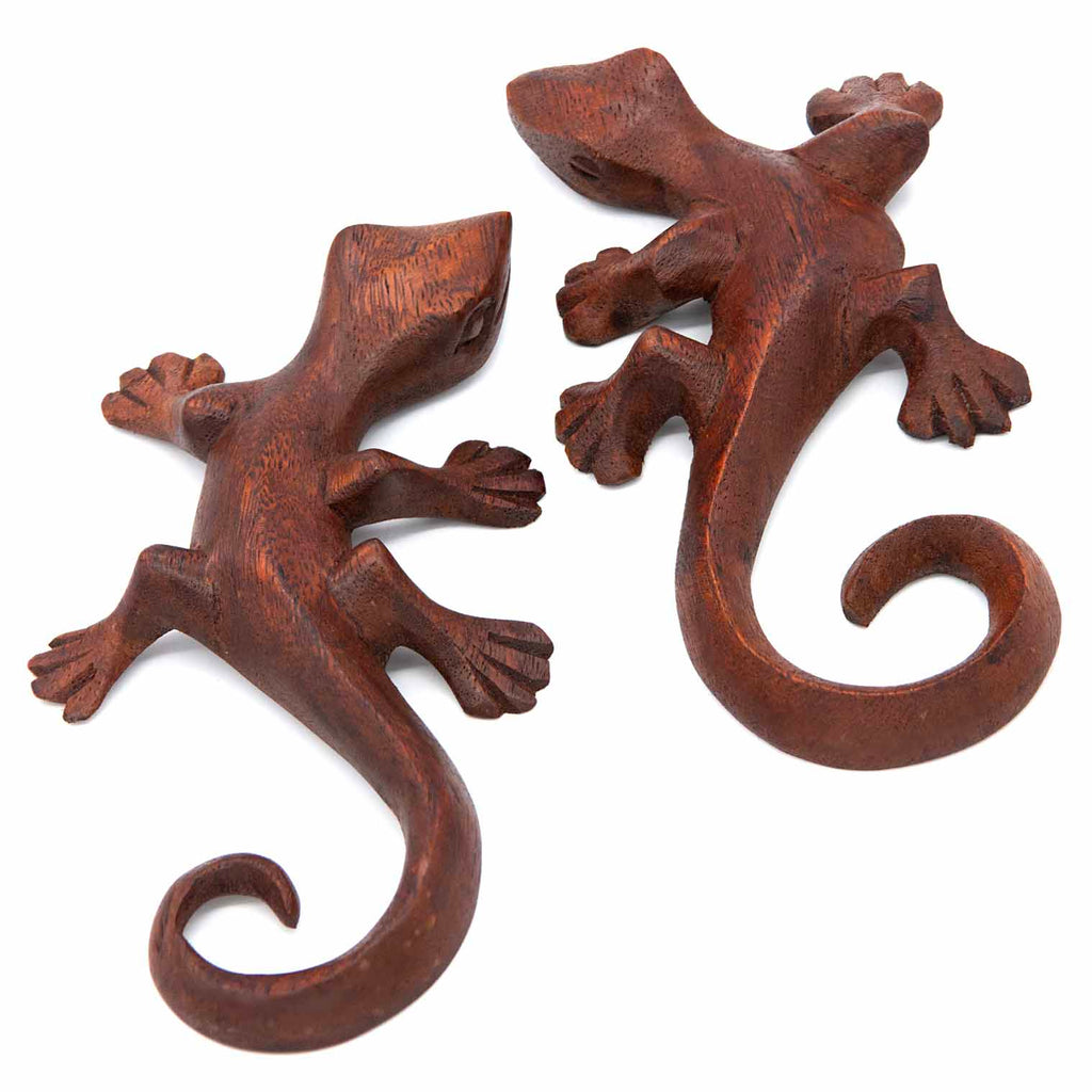 Gecko Woodcarving-Siesta Crafts