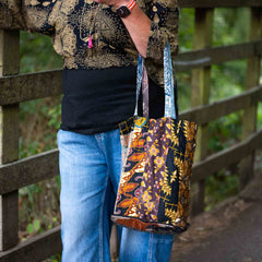 Patchwork Folding Shopper Bag