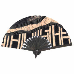 Ten Large Balinese Batik Fans-Siesta Crafts