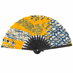 Ten Large Balinese Batik Fans-Siesta Crafts