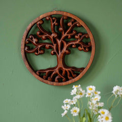Curly Tree of Life Plaque