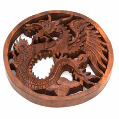 Ornate Dragon Plaque-Siesta Crafts