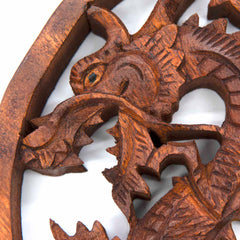 Ornate Dragon Plaque-Siesta Crafts