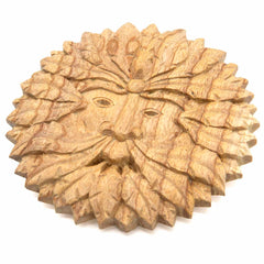 Green Man Carved Plaque-Siesta Crafts