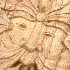 Green Man Carved Plaque-Siesta Crafts