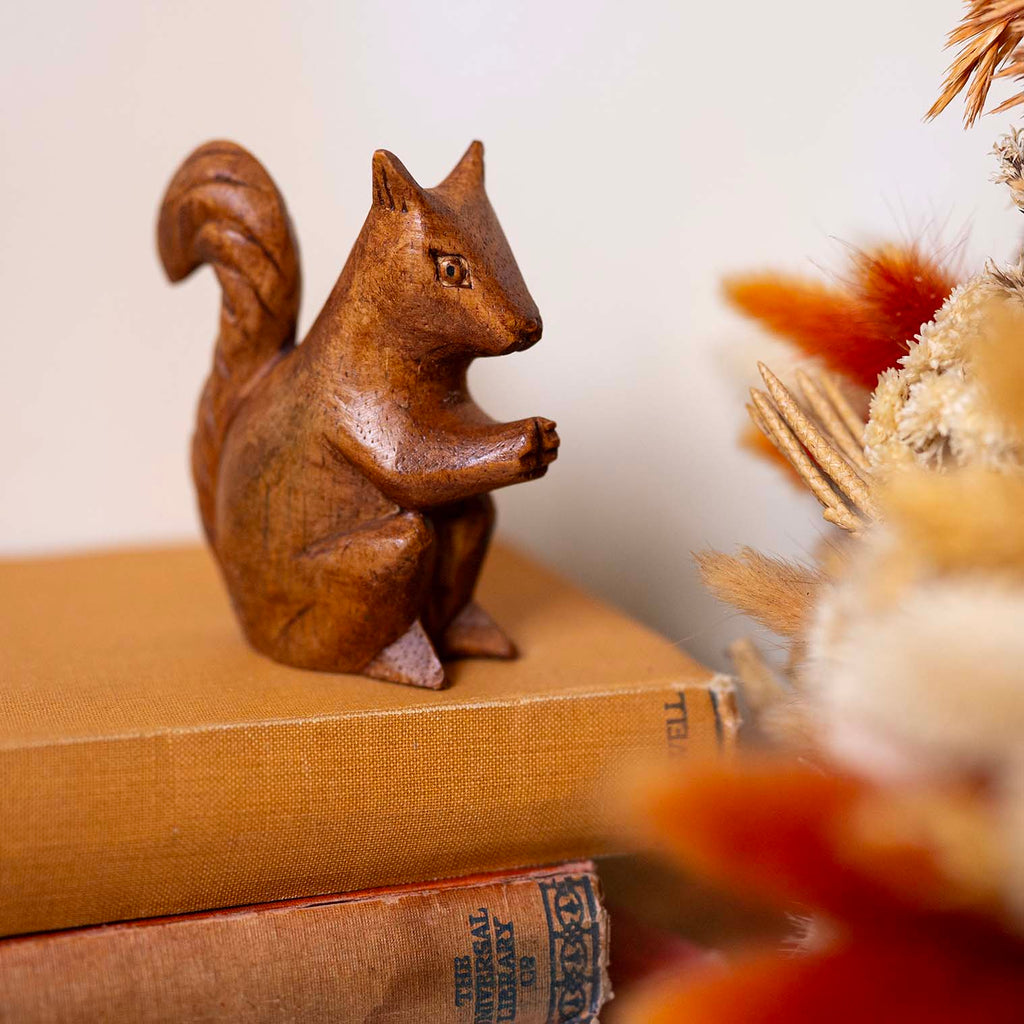 Squirrel Woodcarving