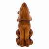 Howling Wolf Woodcarving Medium-Siesta Crafts