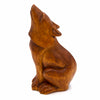Howling Wolf Woodcarving Medium-Siesta Crafts