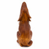 Howling Wolf Woodcarving Medium-Siesta Crafts