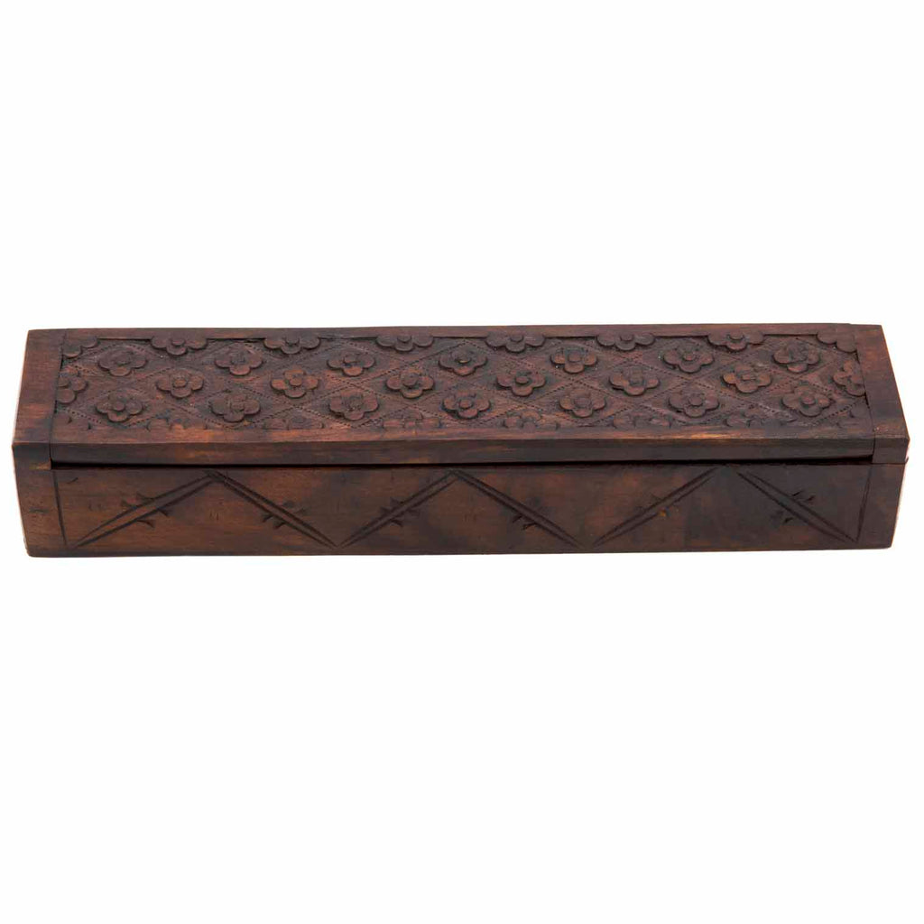 Long Carved Box-Siesta Crafts