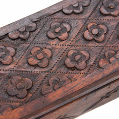 Long Carved Box-Siesta Crafts
