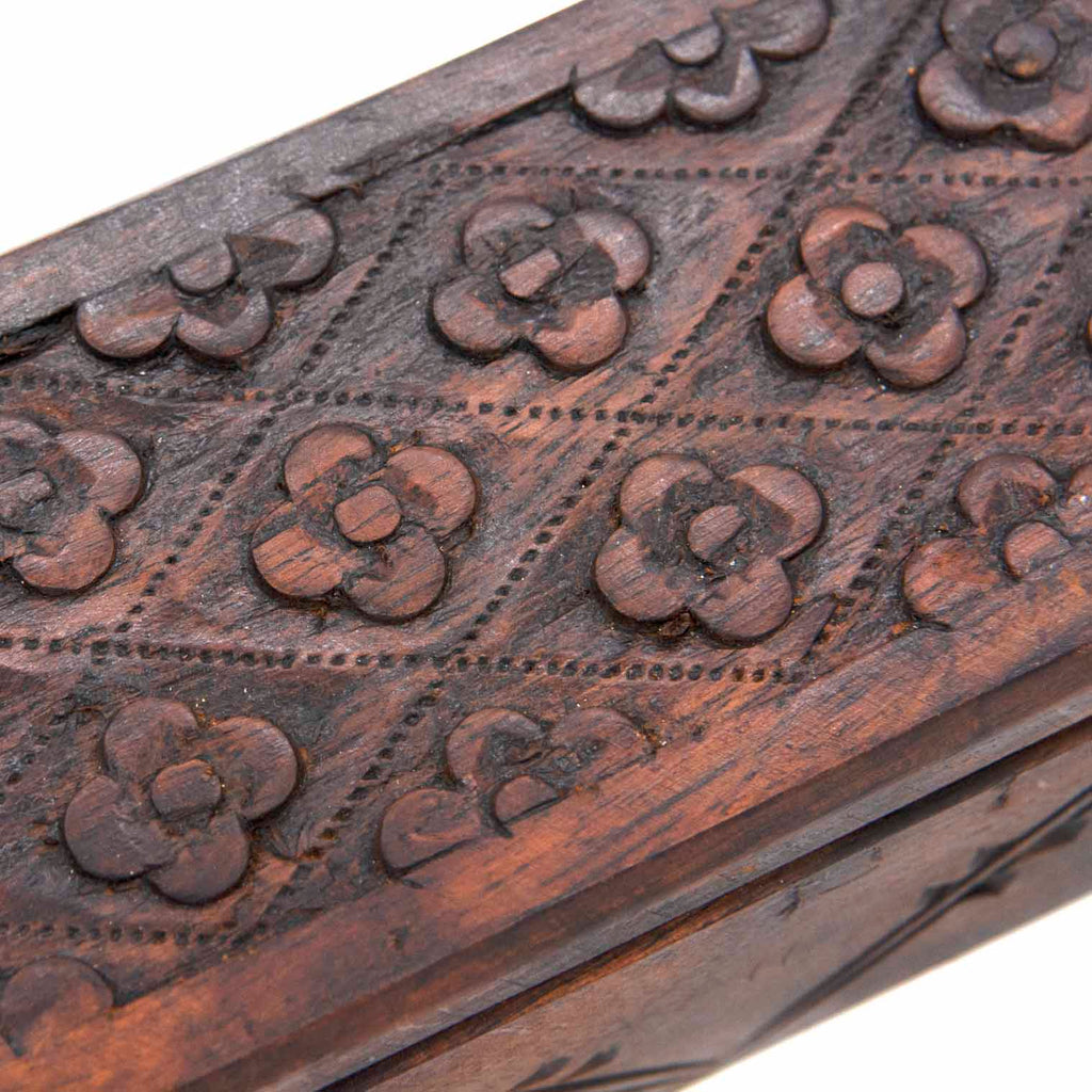 Long Carved Box-Siesta Crafts
