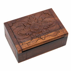Carved Playing Card Box-Siesta Crafts